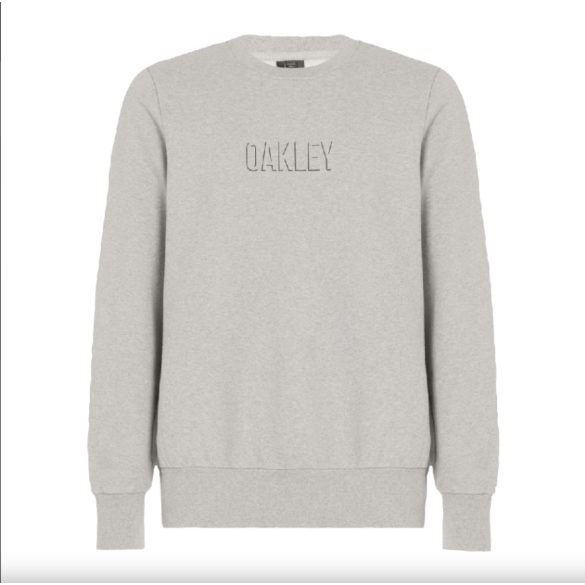 Oakley Clean logo  pulóver, világosszürke