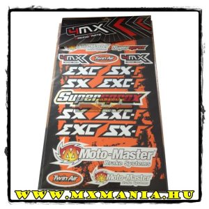 4MX Racing matrica, Exc, Motomaster,TwinAir