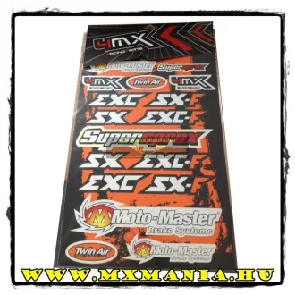 4MX racing matrica, EXC, Motomaster,TwinAir