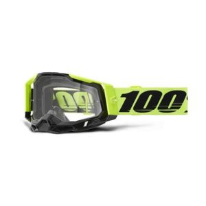 100% Racecraft2 Neon Sárga szemüveg viztiszta lencsével