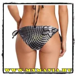 Fox Girl Explosion Side bikini alsó, Fekete