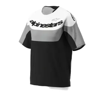   Alpinestars a - dura race short sleeve póló - fekete/szürke/fehér
