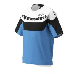   Alpinestars A-Dura Race Short Sleeve Póló– fekete-fehér-élénkkék