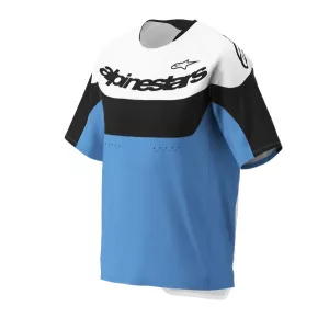 Alpinestars A-Dura Race Short Sleeve Póló– fekete-fehér-élénkkék