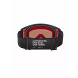 ALPINESTARS SUPERTECH CORP SZEMÜVEG FEKETE-PIROS, EZÜST TÜKRŐS LENCSÉVEL