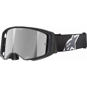 ALPINESTARS SUPERTECH CORP SZEMÜVEG FEKETE-SZÜRKE, EZÜST TÜKRŐS LENCSÉVEL