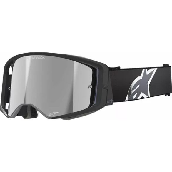 ALPINESTARS SUPERTECH CORP SZEMÜVEG FEKETE-SZÜRKE, EZÜST TÜKRŐS LENCSÉVEL