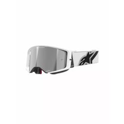   ALPINESTARS SUPERTECH CORP SZEMÜVEG FEHÉR  EZÜST TÜKRŐS LENCSÉVEL