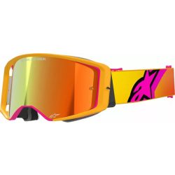   ALPINESTARS SUPERTECH CORP SZEMÜVEG PINK-SÁRGA, ARANY TÜKRŐS LENCSÉVEL