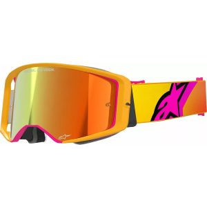 ALPINESTARS SUPERTECH CORP SZEMÜVEG PINK-SÁRGA, ARANY TÜKRŐS LENCSÉVEL