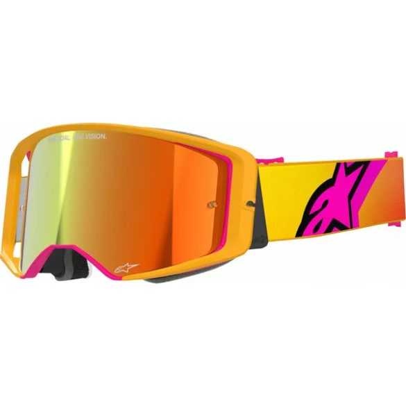 ALPINESTARS SUPERTECH CORP SZEMÜVEG PINK-SÁRGA, ARANY TÜKRŐS LENCSÉVEL