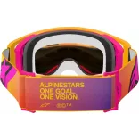 ALPINESTARS SUPERTECH CORP SZEMÜVEG PINK-SÁRGA, ARANY TÜKRŐS LENCSÉVEL