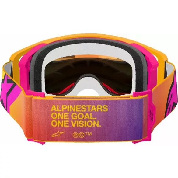 ALPINESTARS SUPERTECH CORP SZEMÜVEG PINK-SÁRGA, ARANY TÜKRŐS LENCSÉVEL