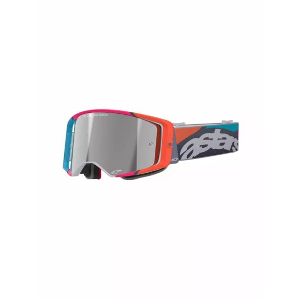 ALPINESTARS SUPERTECH CORP SZEMÜVEG MULTI COLOR, EZÜST TÜKRŐS LENCSÉVEL