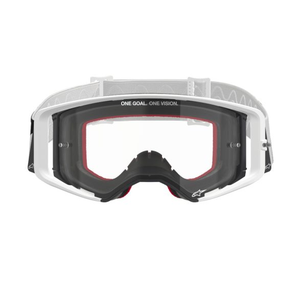 ALPINESTARS SUPERTECH CORP SZEMÜVEG FEHÉR  VIZTISZTA LENCSÉVEL