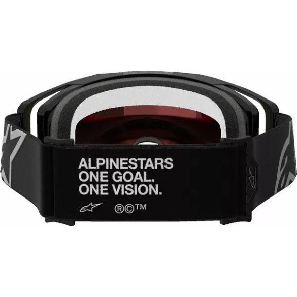 ALPINESTARS SZEMÜVEG VISISON 8 CORP FEKETE PIROS TÜKRŐS LENCSÉVEL