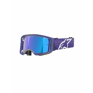 ALPINESTARS SZEMÜVEG VISISON 8 CORP LILA ,KÉK TÜKRŐS LENCSÉVEL