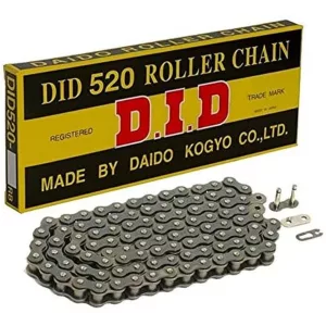 DID MEGHAJTÓLÁNC 520-110 (110 SZEMES) O-GYŰRŰ NÉLKÜLI (NYITOTT + PATTINTÓS SZEM)