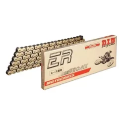   DID MEGHAJTÓLÁNC 520MX-108 ARANY (108 SZEMES) CROSS ULTRA O-GYŰRŰ NÉLKÜLI (NYITOTT + PATTINTÓS SZEM)