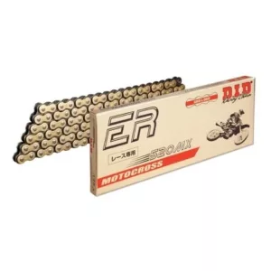 DID MEGHAJTÓLÁNC 520MX-110 ARANY (110 SZEMES) CROSS ULTRA O-GYŰRŰ NÉLKÜLI (NYITOTT + PATTINTÓS SZEM)