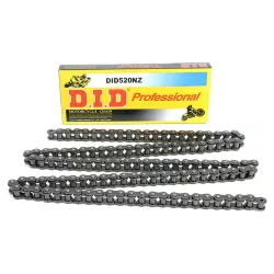   DID MEGHAJTÓLÁNC 520NZ-102 (102 SZEMES) O-GYŰRŰ NÉLKÜLI (NYITOTT + PATTINTÓS SZEM)