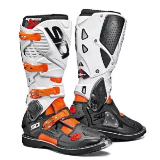 Sidi Crossfire3 fekete/fehér - narancs csizma