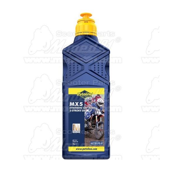 Putoline MX5 Racing 2 ütemű motorolaj, 1L