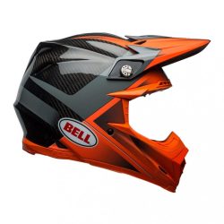 BELL Moto-9 Flex Hound  bukósisak, orange-charcoal
