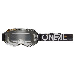 O'Neal B-10 szemüveg ATTACK black/white - clear