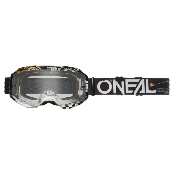 O'Neal B-10 szemüveg ATTACK black/white - clear