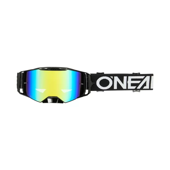 O'Neal B-55 CRAM –Black/White Szemüveg Radium Gold lencsével