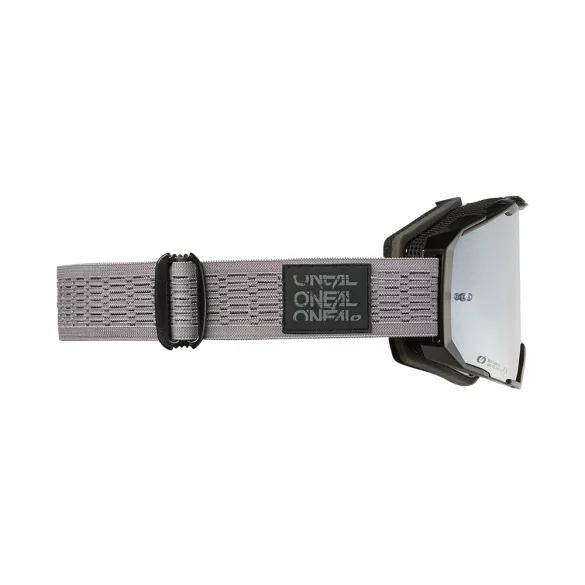 O'NEAL B-20 STRAIN V.22  SZEMÜVEG BLACK/WHITE - SILVER MIRROR