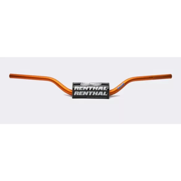 RENTHAL KORMÁNY 1,1/8 COLL (28,6MM) MX FATBAR NARANCSSÁRGA HONDA CR/CRF, KAWASAKI KX/KXF NARANCSSÁRGA SZÍN SZIVACCAL
