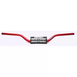   RENTHAL KORMÁNY 1,1/8 COLL (28,6MM) MX FATBAR PIROS CR HIGH/RICKY JOHNSON PIROS SZÍN SZIVACCAL