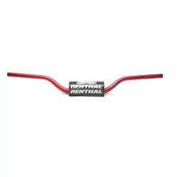   RENTHAL KORMÁNY 1,1/8 COLL (28,6MM) MX FATBAR PIROS RC MAGAS (HIGH) PIROS SZÍN SZIVACCAL