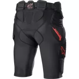ALPINESTARS BIONIC PRO PROTEKTOROS SHORT FEKETE-PIROS