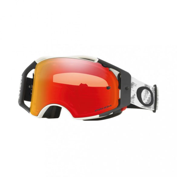 Oakley AIRBRAKE PRIZM MATTE WHITE szemüveg, Torch Iridium tükrös lencsével