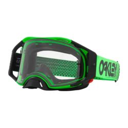 Oakley Airbrake Moto Green szemüveg, víztiszta lencsével