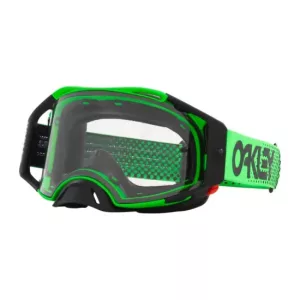 Oakley Airbrake Moto Green szemüveg, víztiszta lencsével
