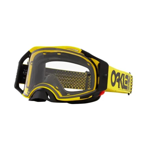 Oakley Airbrake Moto Yellow szemüveg, víztiszta lencsével