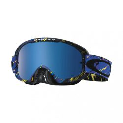   Oakley O2 RAIN OF TERROR PURPLE BLUE szemüveg, Black Ice tükrös és ajándék víztiszta lencsével