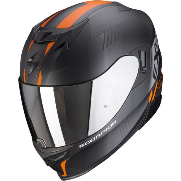 Scorpion Exo 520 Air Laten  bukósisak, matt fekete-narancs, M