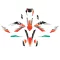 KTM factory matrica szett - freeride/e - xc 2019 - 2023