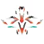 KTM factory matrica szett - freeride/e - xc 2019 - 2023