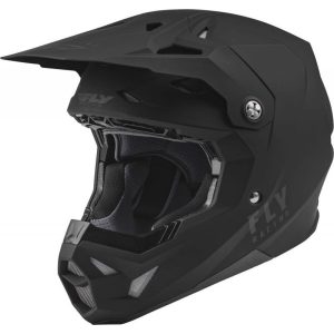 Fly Racing Formula CP Solid gyerek bukósisak piros-fekete
