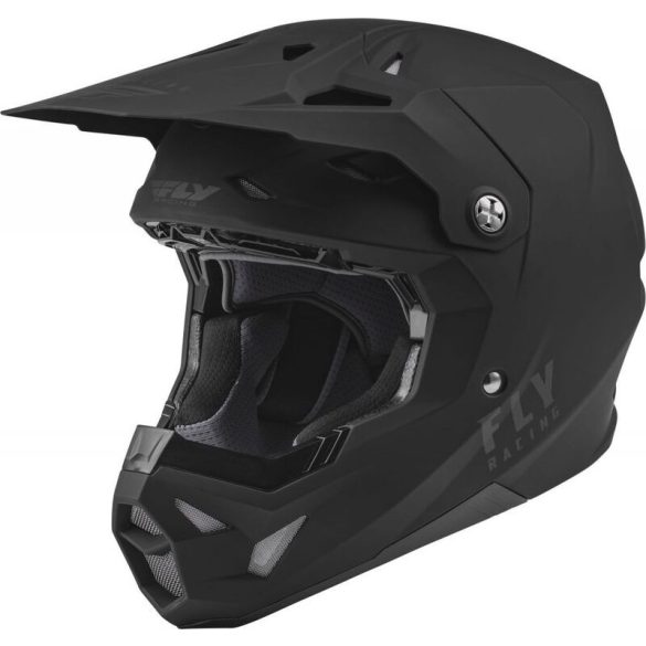 Fly Racing Formula CP Solid gyerek bukósisak piros-fekete