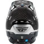 FLY RACING Formula S Carbon Byte bukósisak - Black Carbon/Grey/Silver