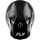 FLY RACING Formula S Carbon Byte bukósisak - Black Carbon/Grey/Silver