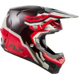 FLY RACING Formula S Carbon Byte bukósisak - Black Carbon/red/grey