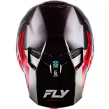 FLY RACING Formula S Carbon Byte bukósisak - Black Carbon/red/grey
